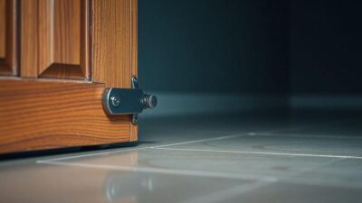 Batente de porta segurança protege sua casa
