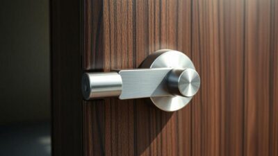 Segurança residencial travas fortes para portas