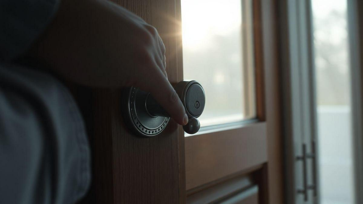 Como travar a porta por dentro Técnicas para travar porta por dentro e práticas de segurança doméstica