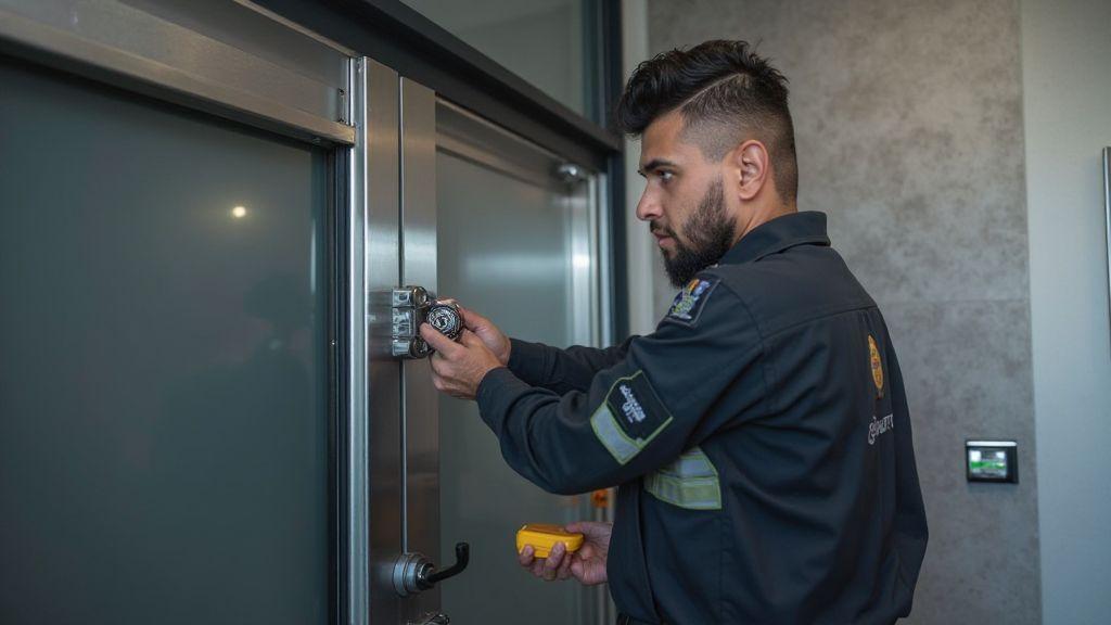 Trava para Porta Corta Fogo Instalação, manutenção e integração com controle de acesso porta corta fogo