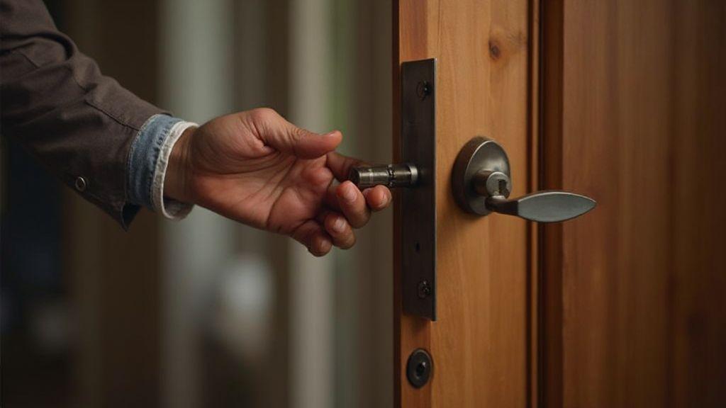 Escolha a Trava Certa para Sua Casa Manutenção, normas e prevenção: cuidados com trava de segurança residencial e trava para porta